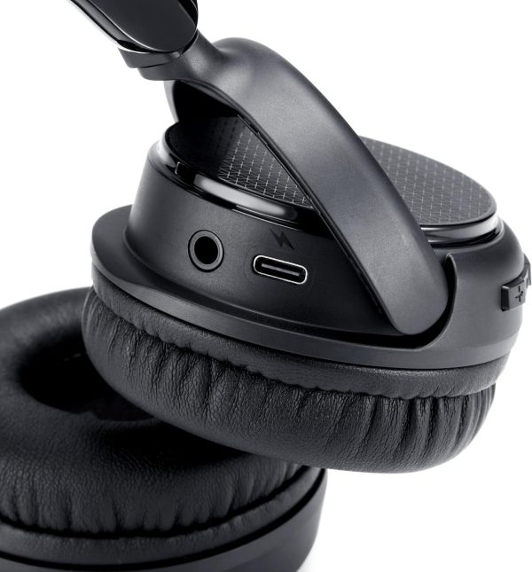 Amazon Basics Bluetooth Wireless On Ear Headphones with Microphone, 35 Hour Playtime, Foldable, One Size, Black - Image 5