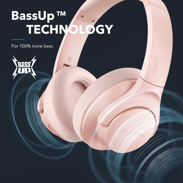 Soundcore Anker Life Q20 Hybrid Active Noise Cancelling Headphones, Wireless Over Ear Bluetooth Headphones, 60H Playtime, Hi-Res Audio, Deep Bass, Memory Foam Ear Cups, for Travel, Home Office - Image 5