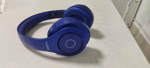 TUINYO Bluetooth Headphones Wireless, Over Ear Stereo Wireless Headset 40H Playtime with deep bass, Soft Memory-Protein Earmuffs, Built-in Mic Wired Mode PC/Cell Phones/TV-Dark Blue … - Image 12